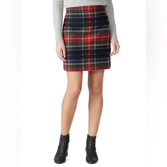 J. Crew Dresses & Skirts - J.Crew Women's Size 12 Tartan Plaid Mini Skirt Multicolor Party Cocktail Holiday